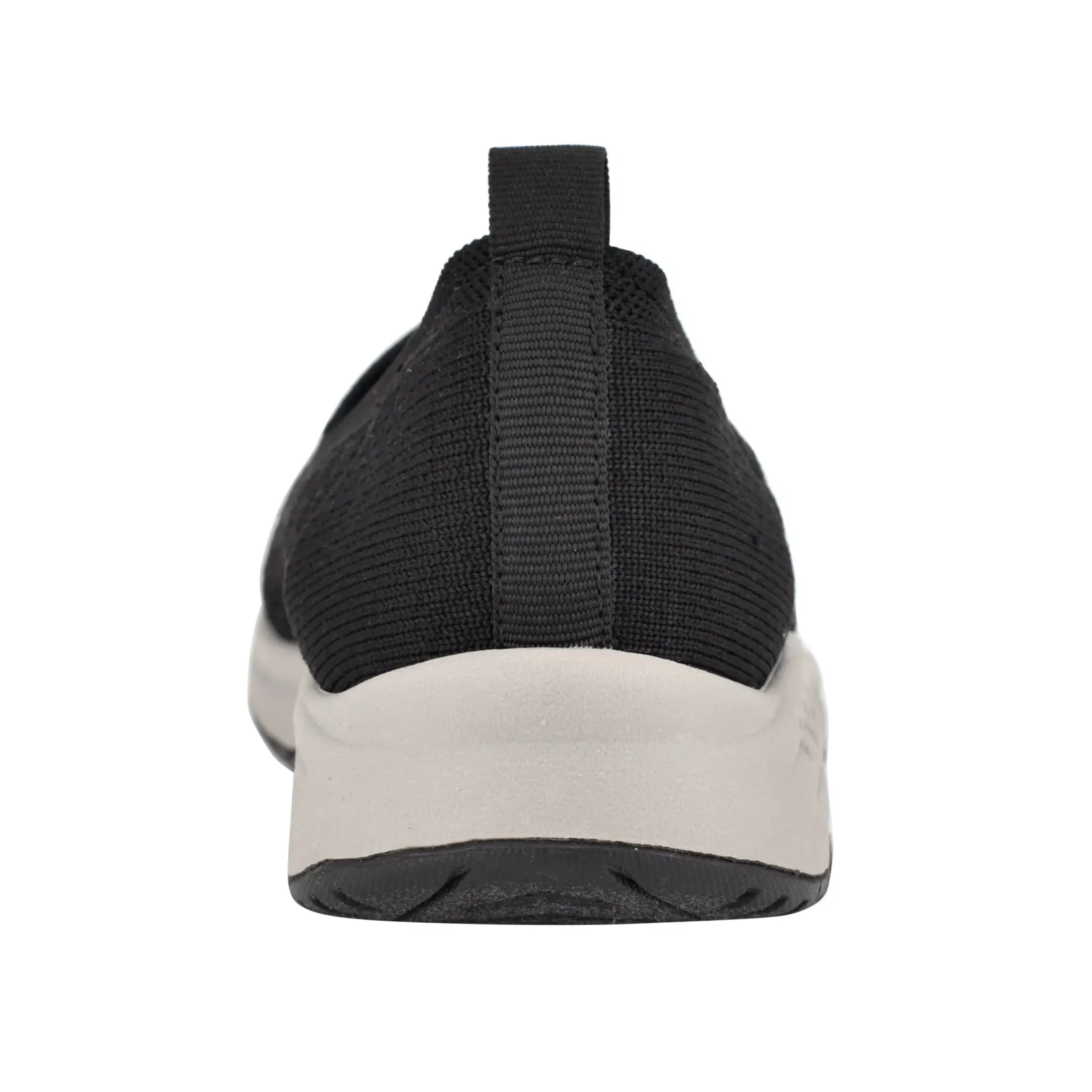 Traveltime Family|Slip Ons>Easy Spirit Tech Eco Slip On Sneakers Black Recycled Knit