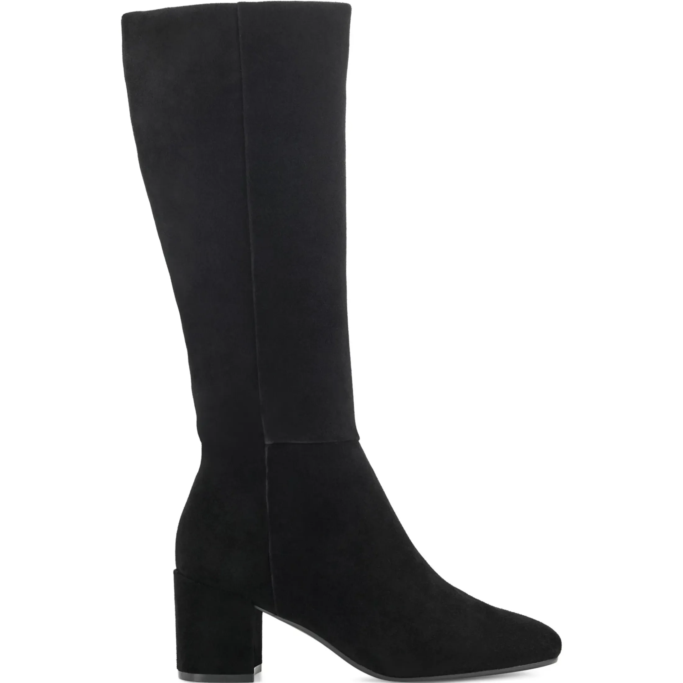 eFlex|eFlex>Easy Spirit Tony Heeled Boots Black Suede