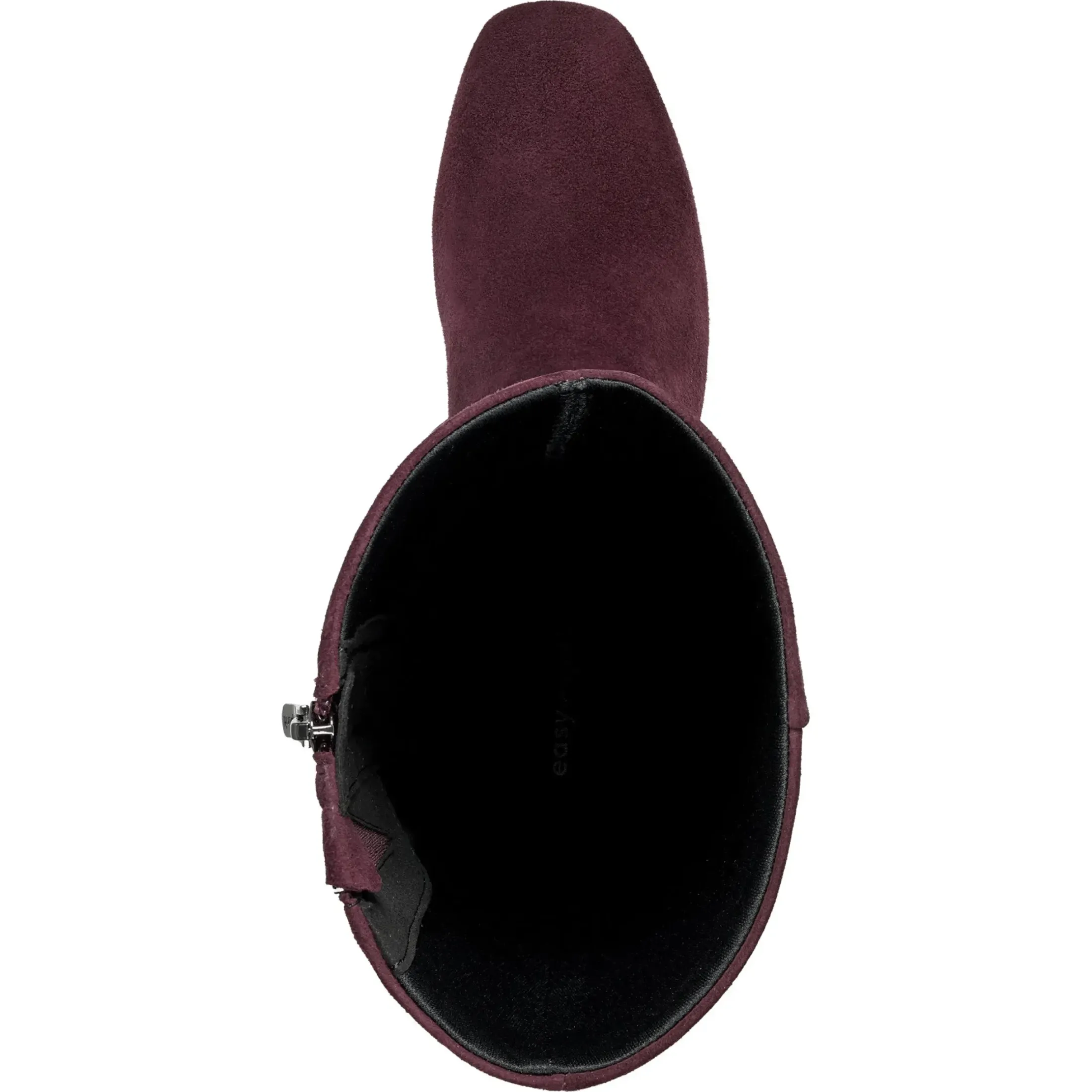 eFlex|eFlex>Easy Spirit Tony Heeled Boots Burgundy Suede