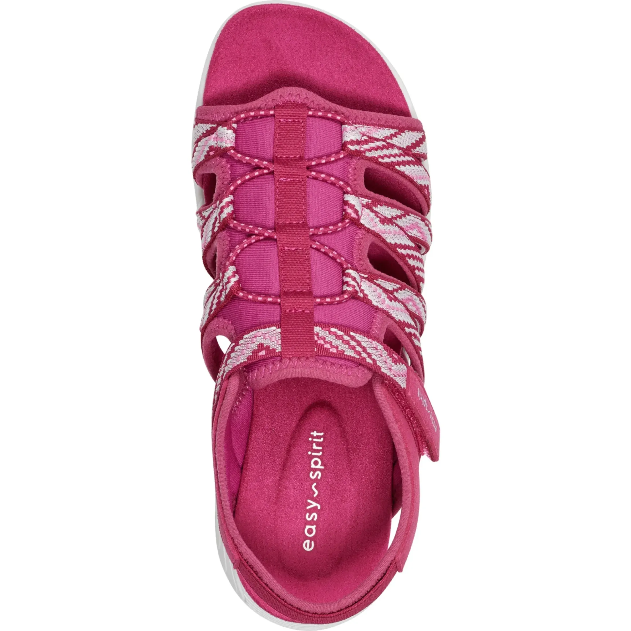 Traciee|Casual>Easy Spirit Torye Sandals Dark Pink Multi