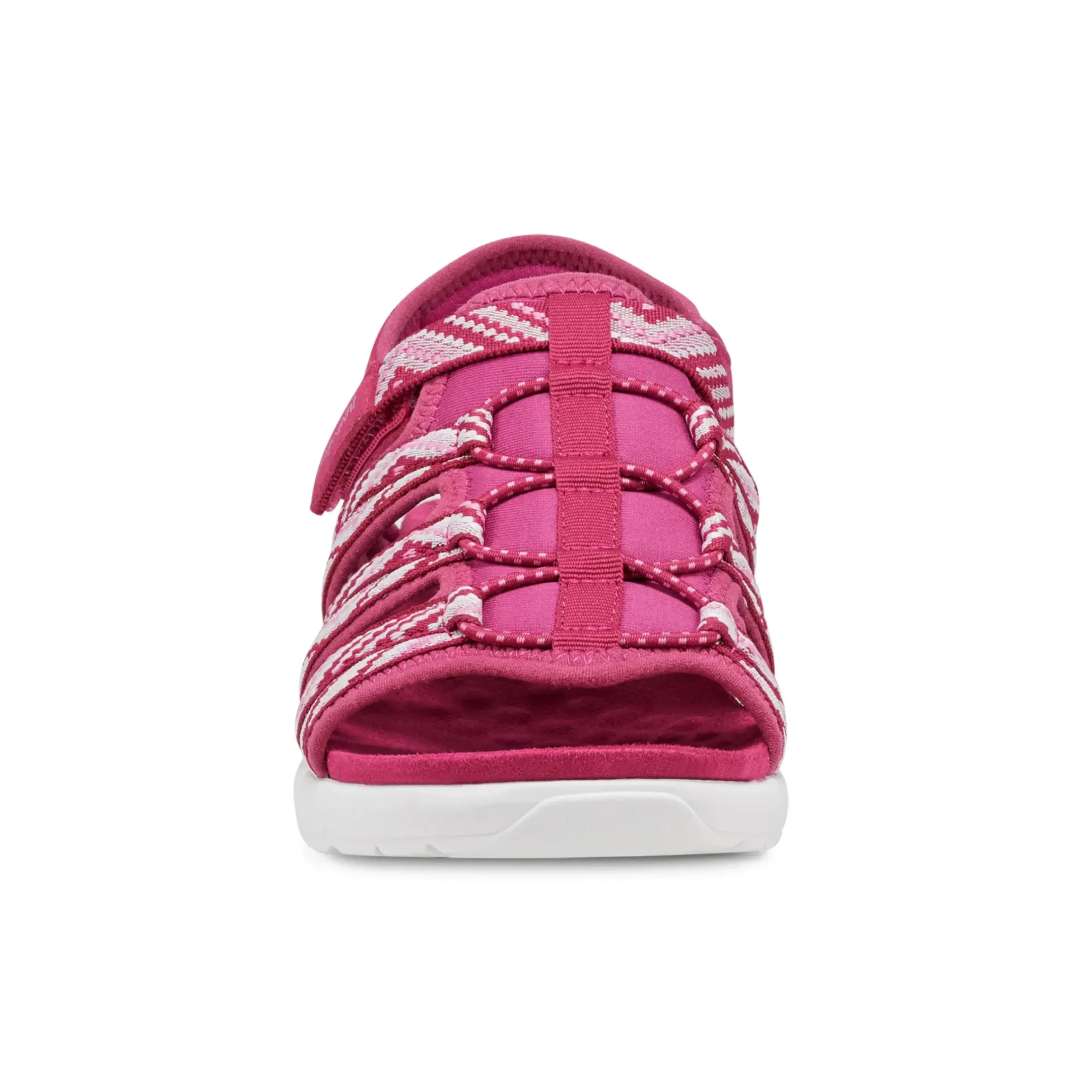 Traciee|Casual>Easy Spirit Torye Sandals Dark Pink Multi