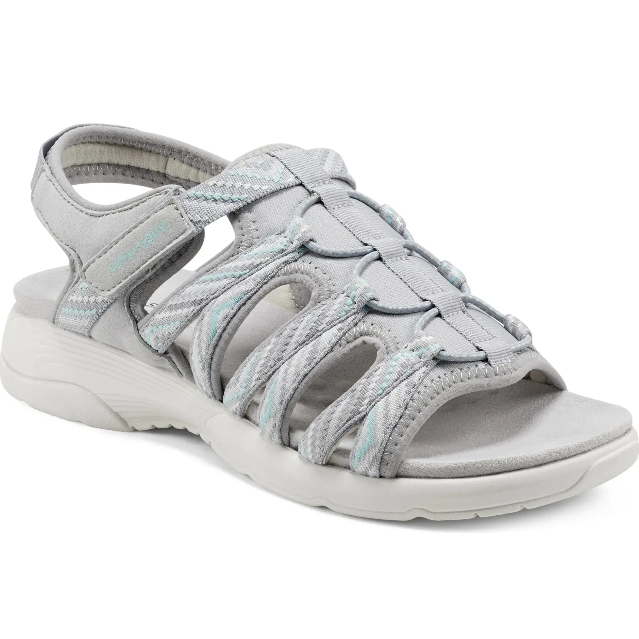 Traciee|Casual>Easy Spirit Torye Sandals Light Grey