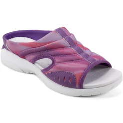 Traciee|Casual>Easy Spirit Traciee Slip On Sandals Purple Tye Dye
