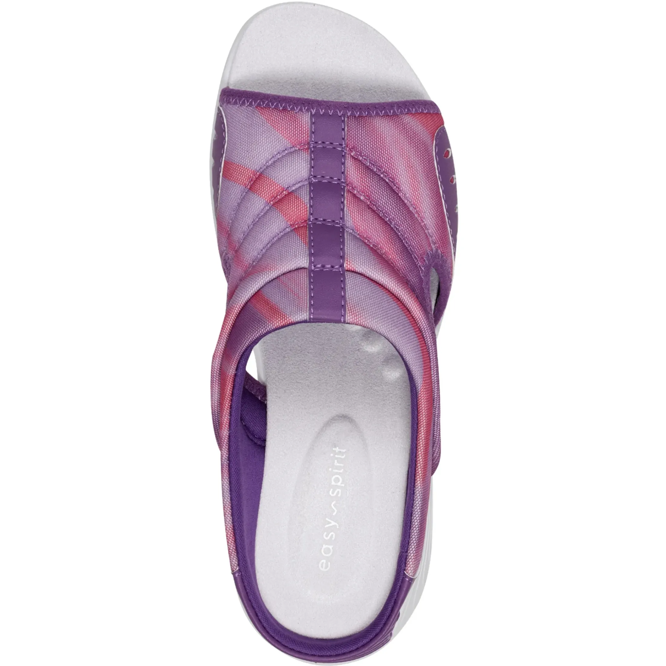 Traciee|Casual>Easy Spirit Traciee Slip On Sandals Purple Tye Dye