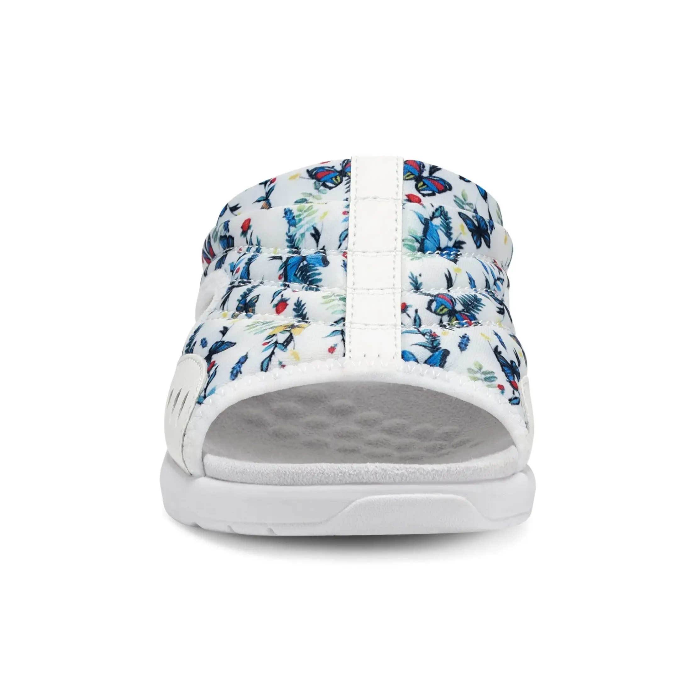 Traciee|Casual>Easy Spirit Traciee Slip On Sandals White Multi Butterfly Floral