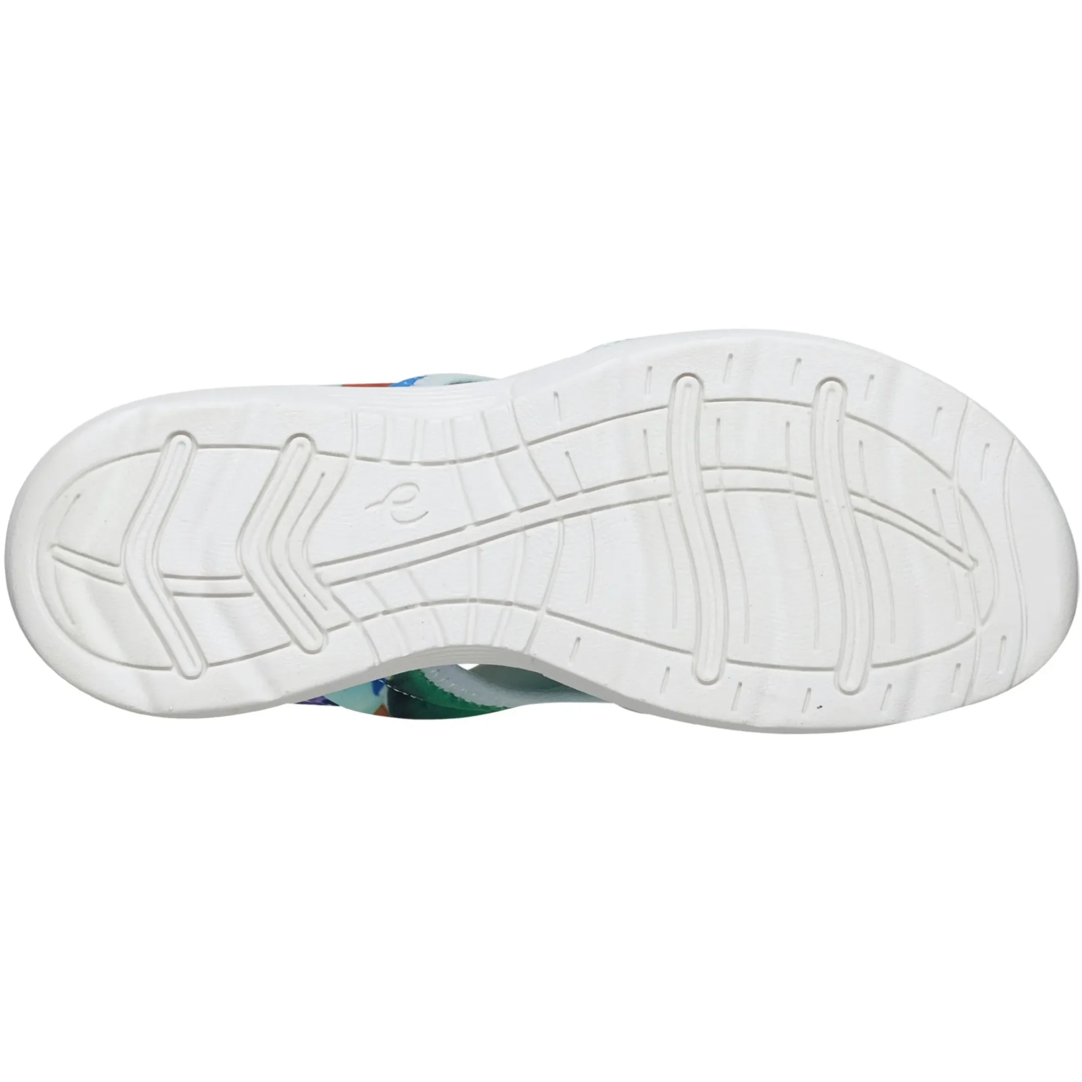 Traciee|Casual>Easy Spirit Traciee Slip On Sandals Blue Multi Tropical Print