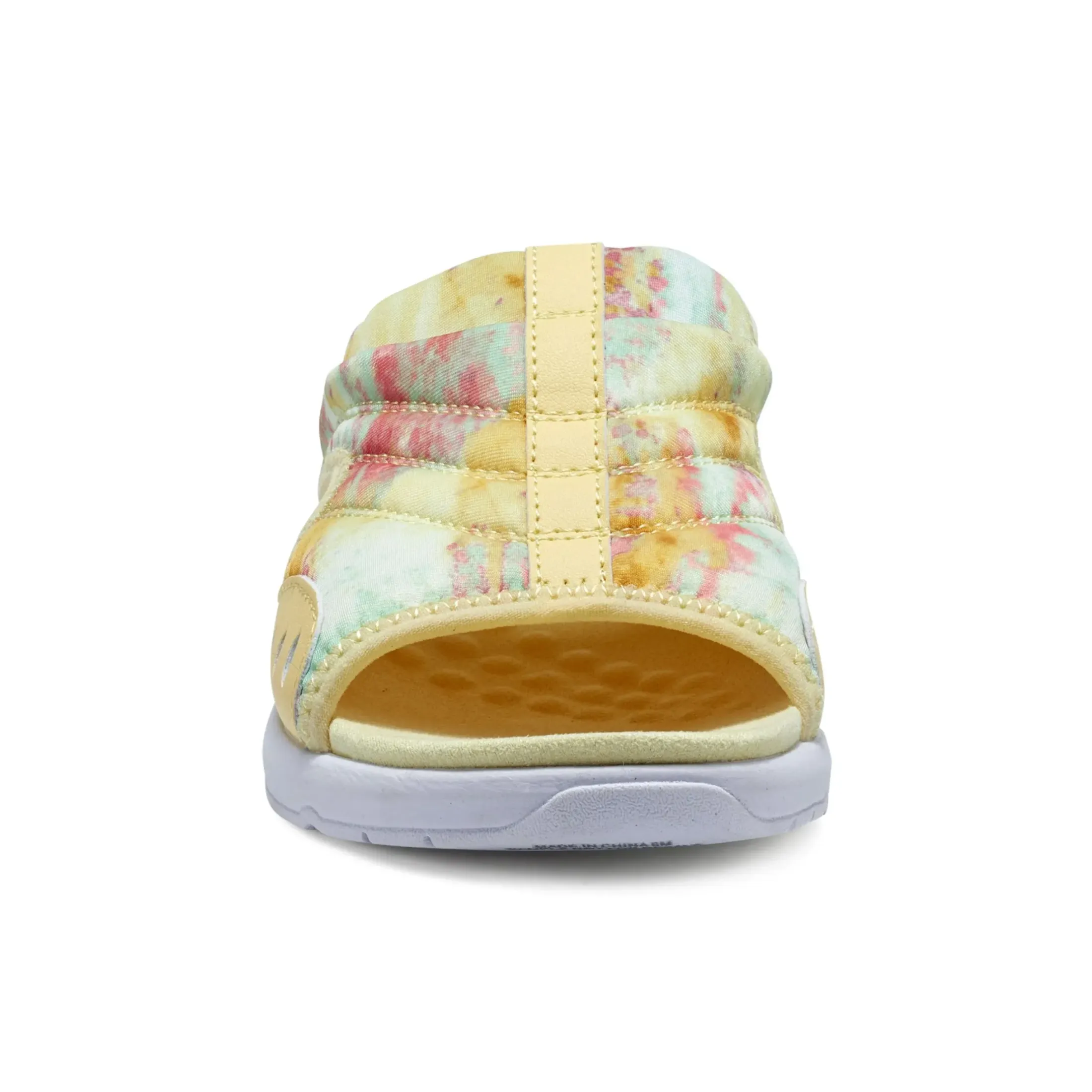 Traciee|Casual>Easy Spirit Traciee Slip On Sandals Yellow Multi Floral Print