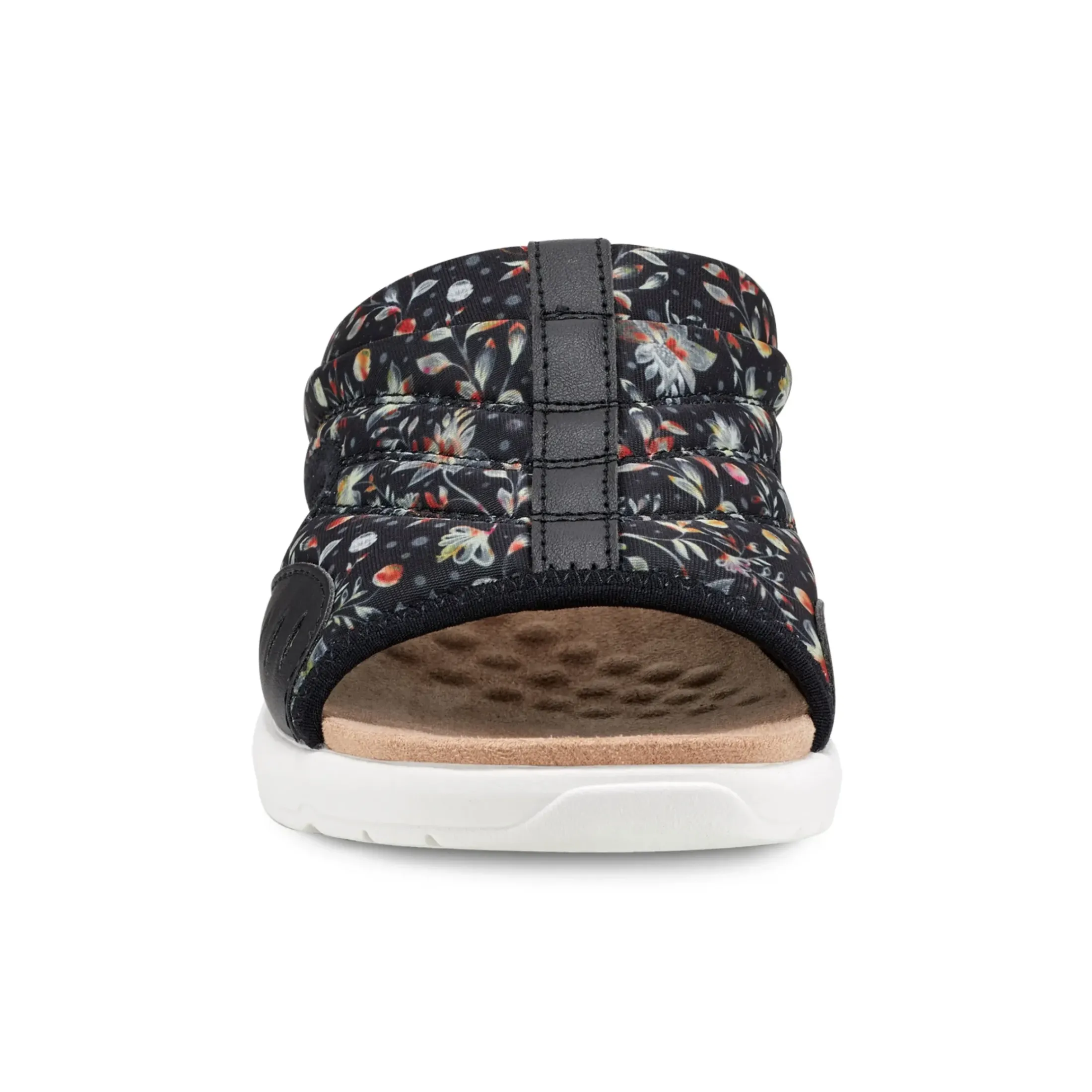 Traciee|Casual>Easy Spirit Traciee Slip On Sandals Black Prairie Floral