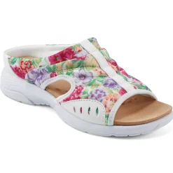 Traciee|Casual>Easy Spirit Traciee Slip On Sandals White Floral