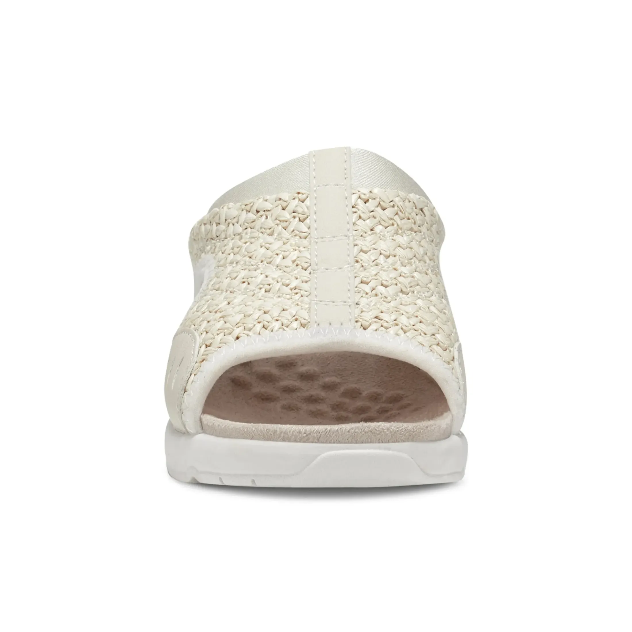 Traciee|Casual>Easy Spirit Traciee Slip On Sandals Ivory Raffia
