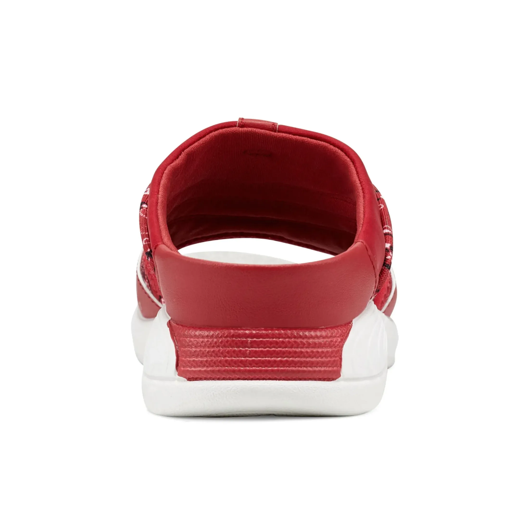 Traciee|Casual>Easy Spirit Traciee Slip On Sandals Red Bandana Print