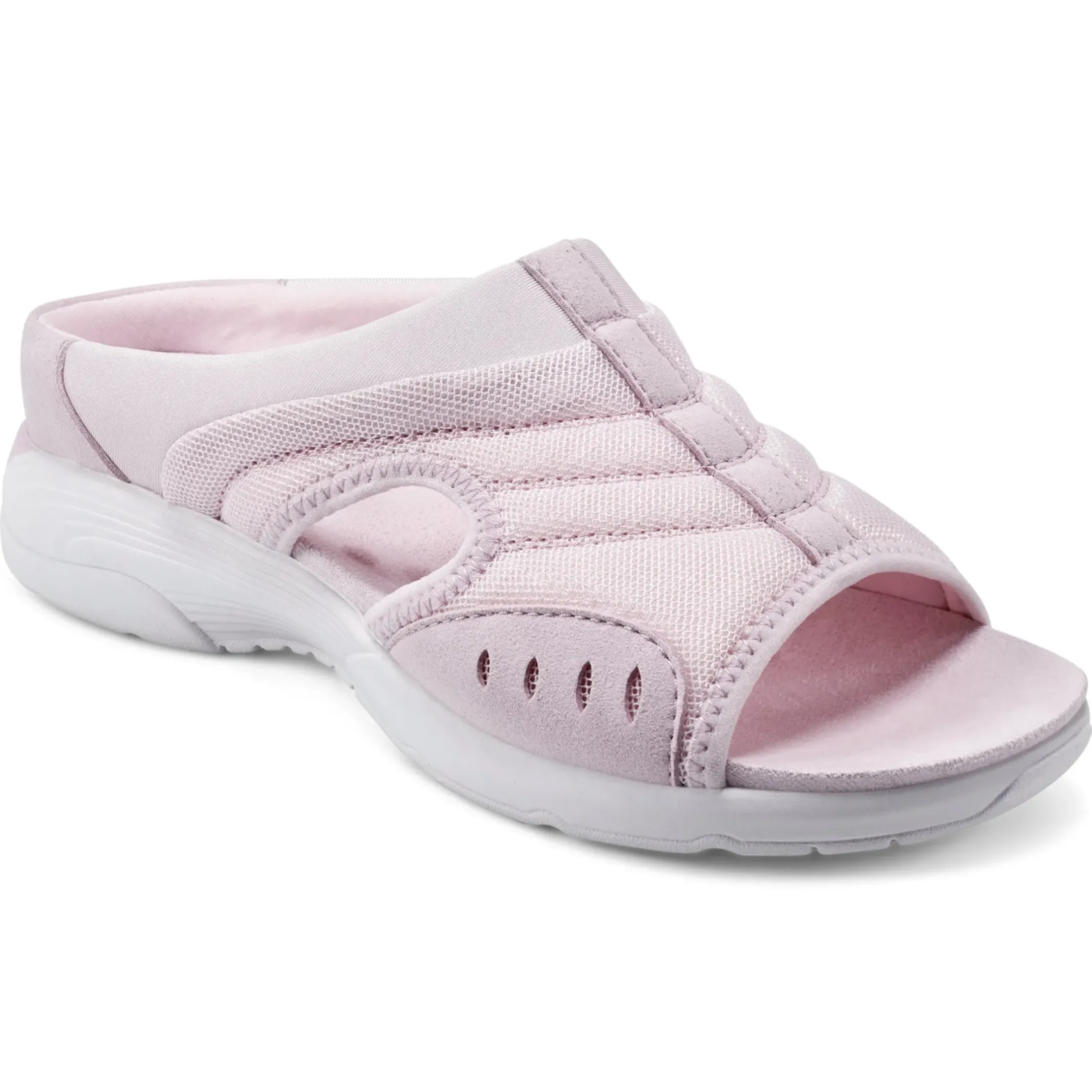 Traciee|Casual>Easy Spirit Traciee Slip On Sandals Light Pink Mesh