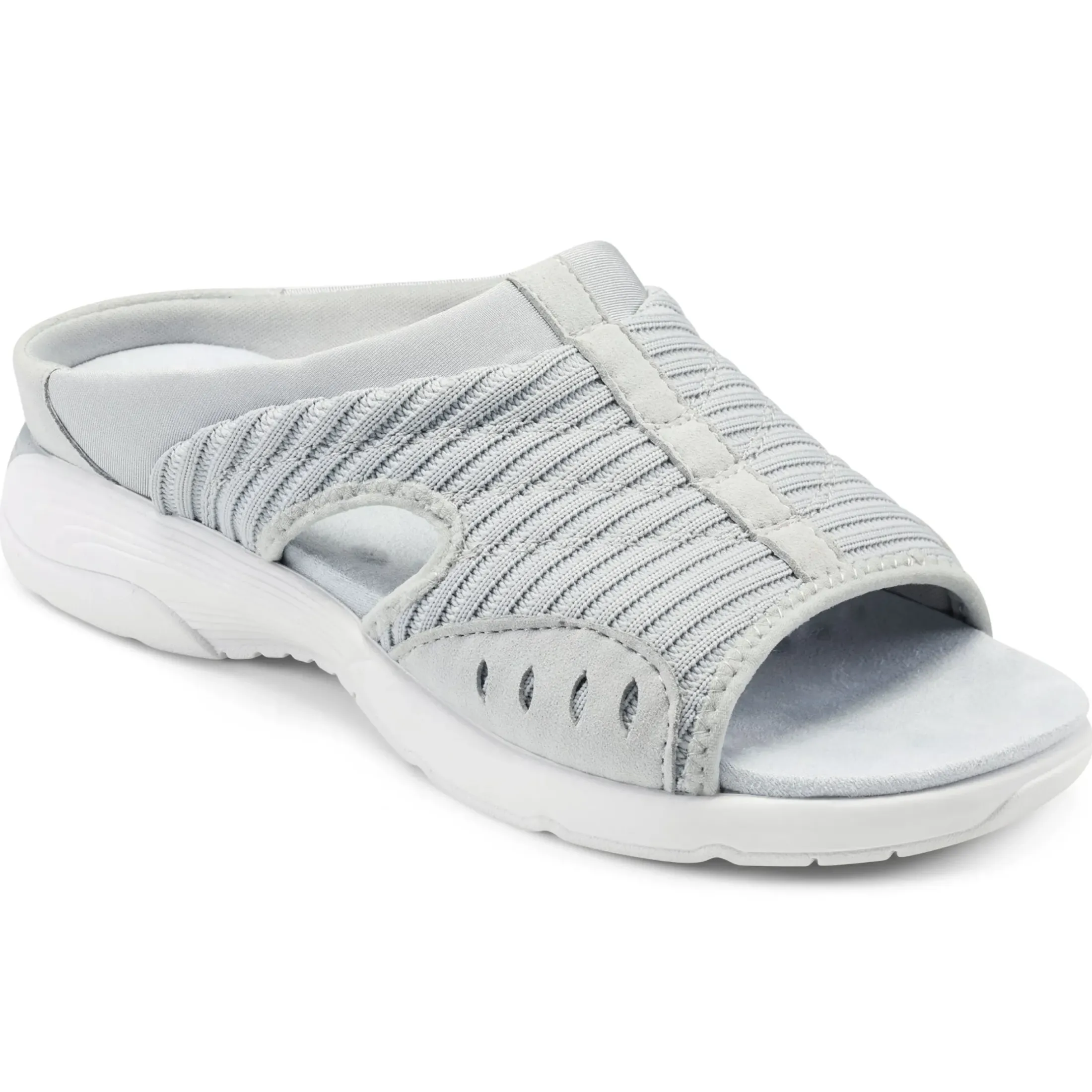 Traciee|Casual>Easy Spirit Traciee Slip On Sandals Light Grey