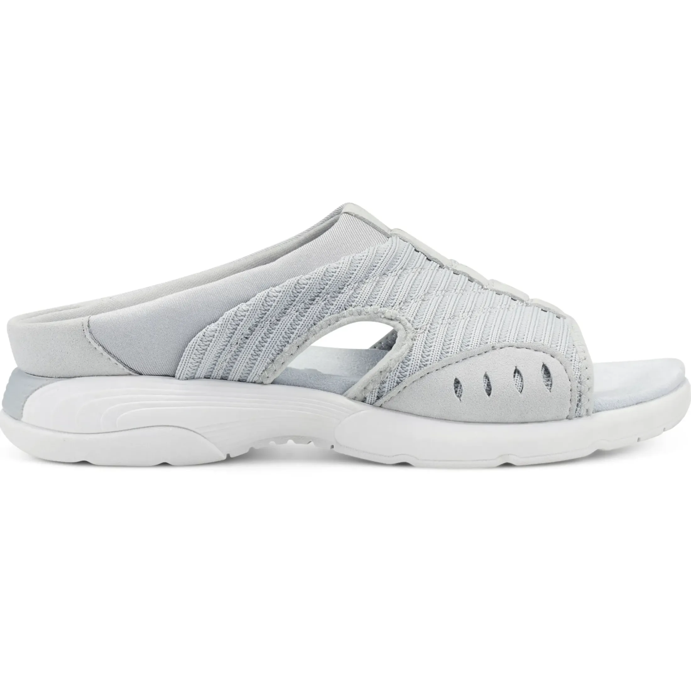 Traciee|Casual>Easy Spirit Traciee Slip On Sandals Light Grey