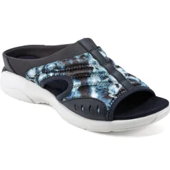 Traciee|Casual>Easy Spirit Traciee Slip On Sandals Blue Floral Multi