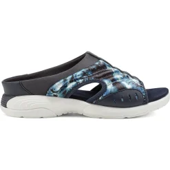 Traciee|Casual>Easy Spirit Traciee Slip On Sandals Blue Floral Multi