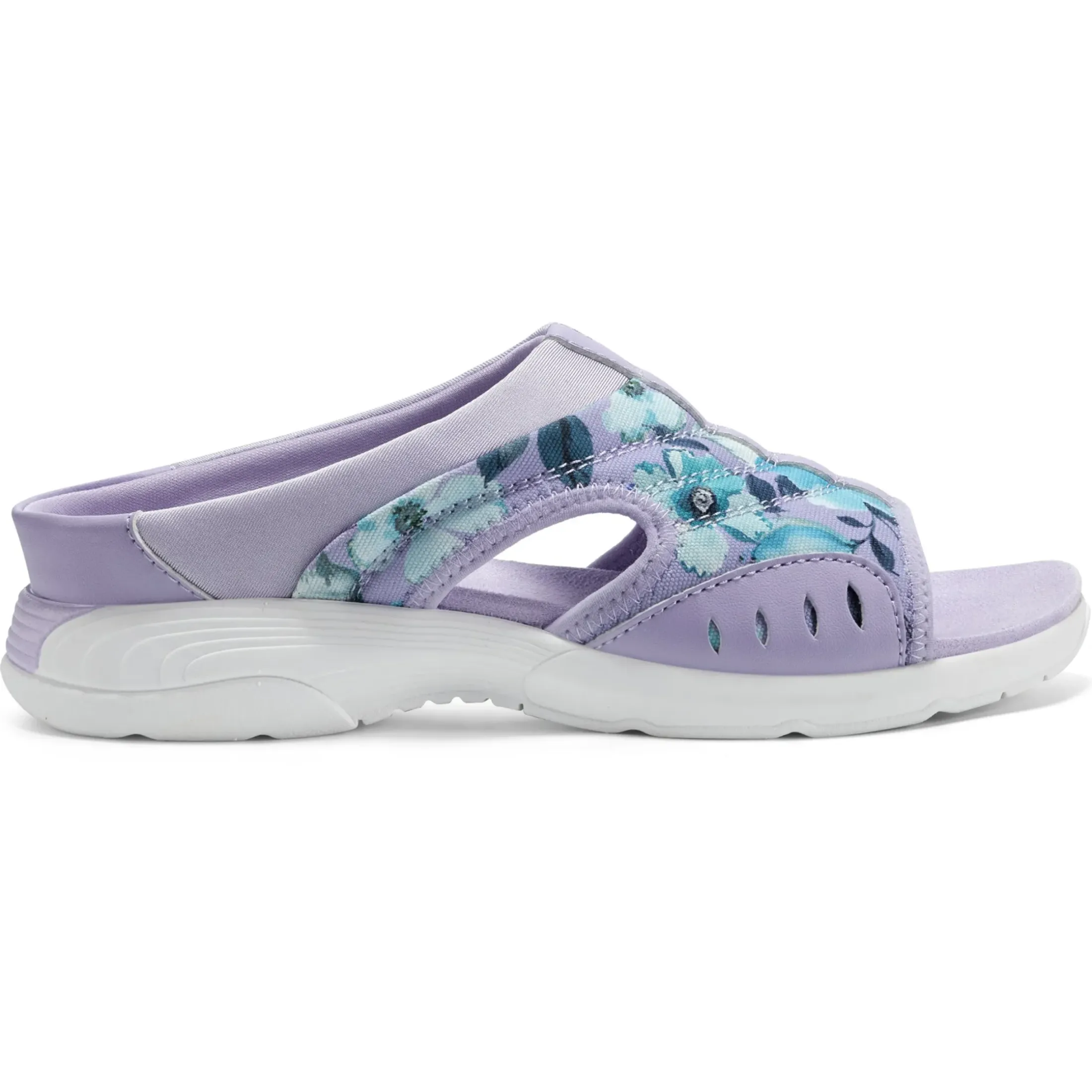 Traciee|Casual>Easy Spirit Traciee Slip On Sandals Lilac Multi Floral