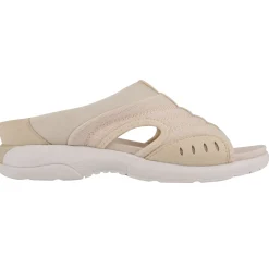 Traciee|Casual>Easy Spirit Traciee Slip On Sandals Taupe Mesh