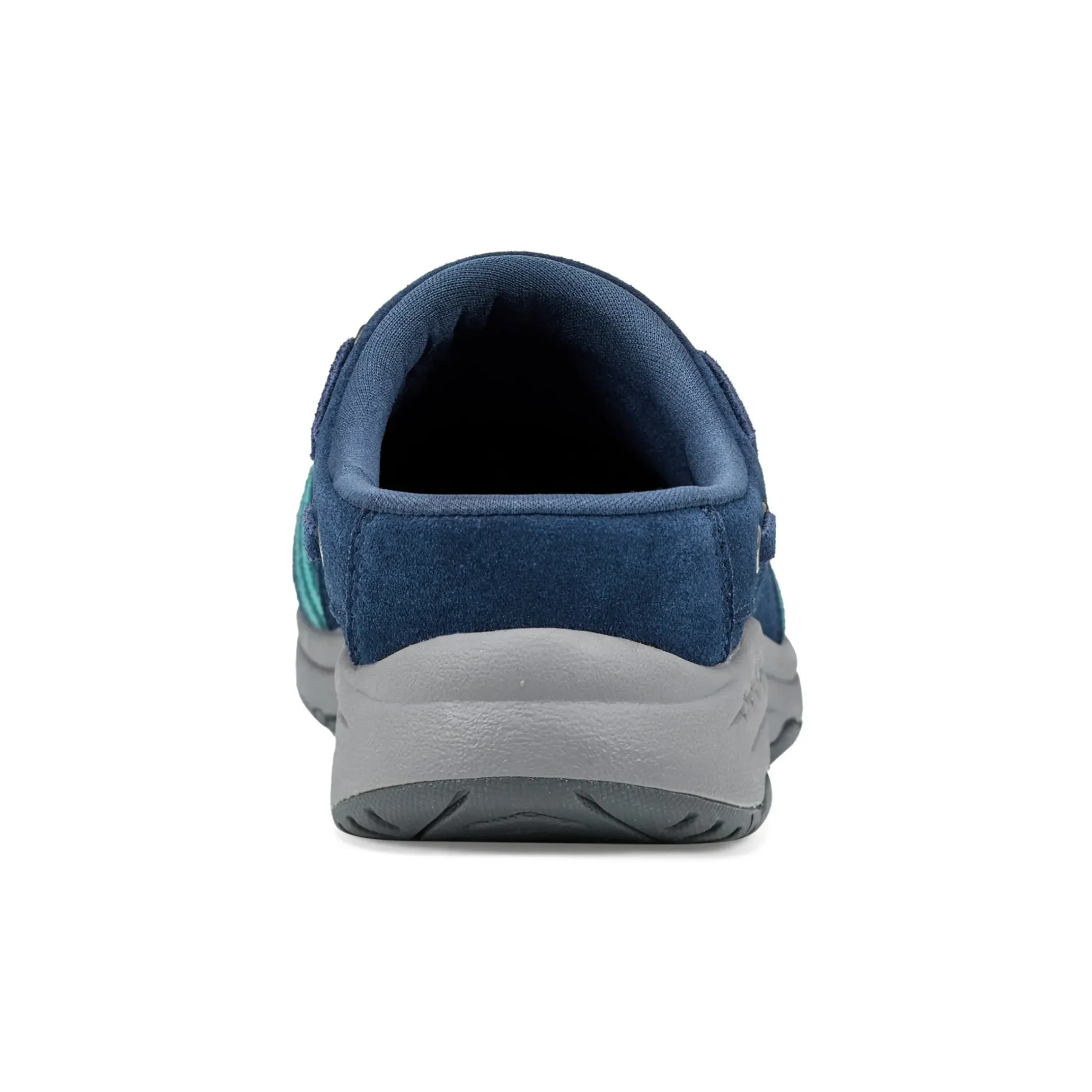 Traveltime Family|Traveltime Clogs>Easy Spirit Travelport Clogs Blue Green Plaid