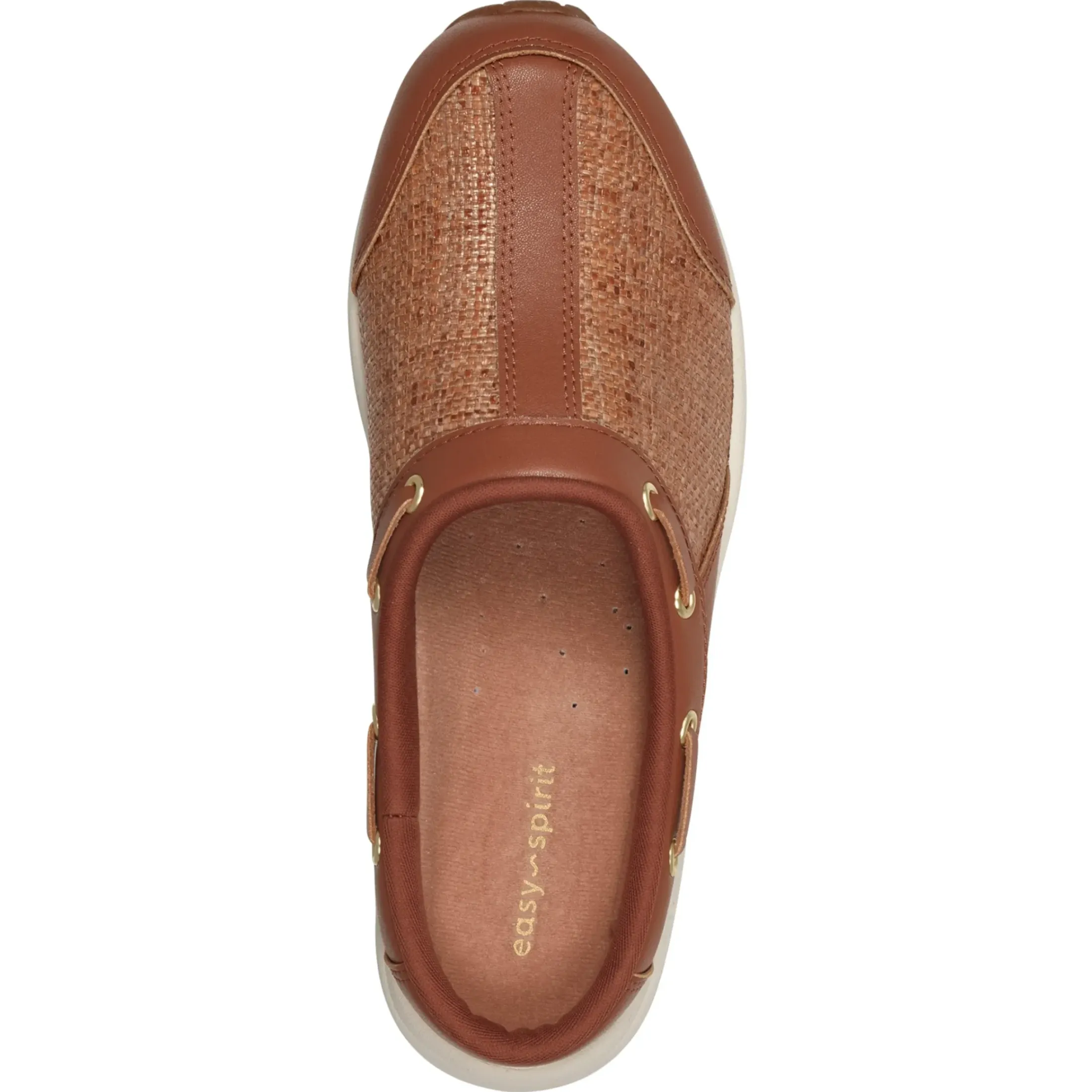 Traveltime Family|Traveltime Clogs>Easy Spirit Travelport Clogs Brown Raffia