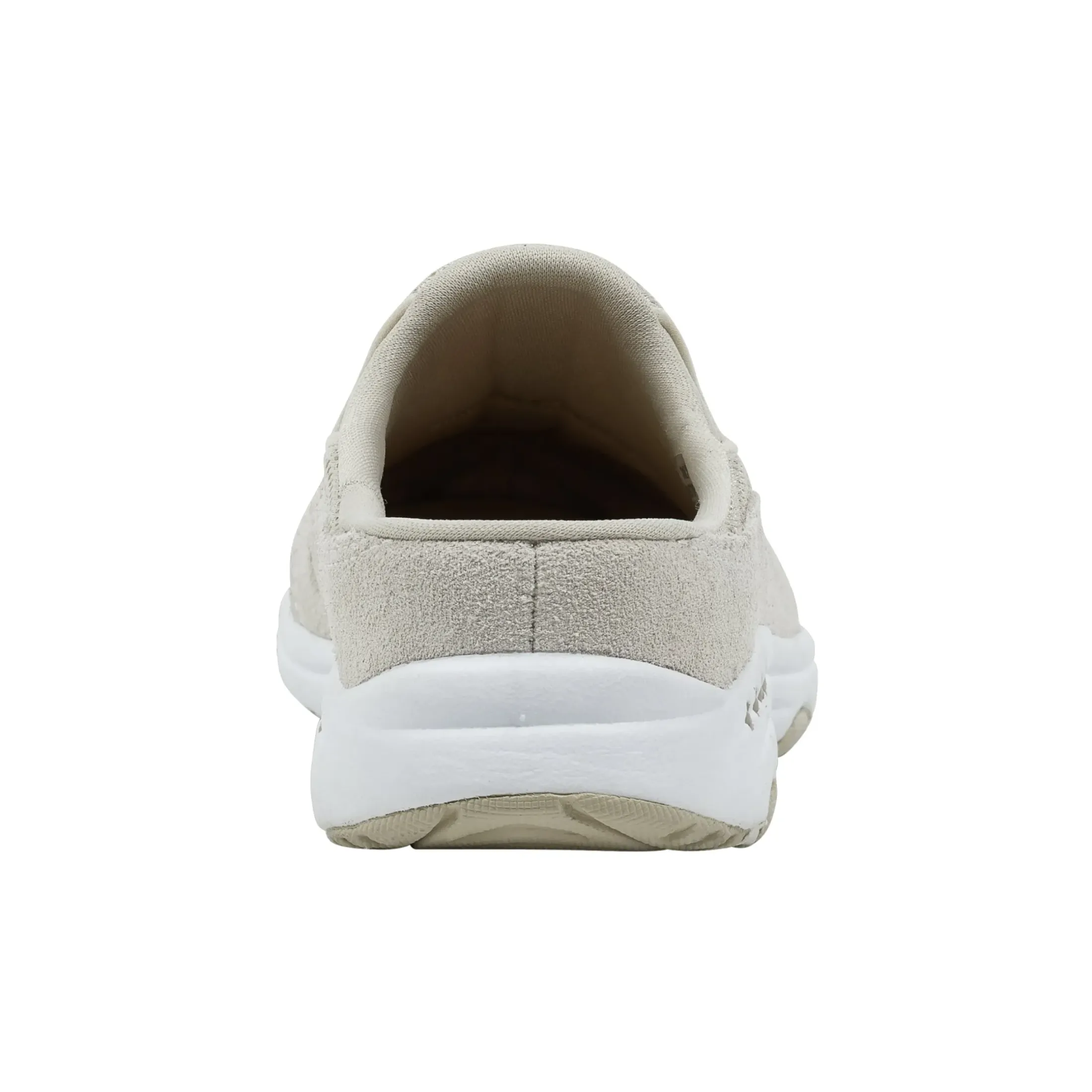 Traveltime Family|Traveltime Clogs>Easy Spirit Traveltime Classic Clogs Woodash White Suede
