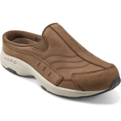 Traveltime Family|Traveltime Clogs>Easy Spirit Traveltime Clogs Medium Natural Leather