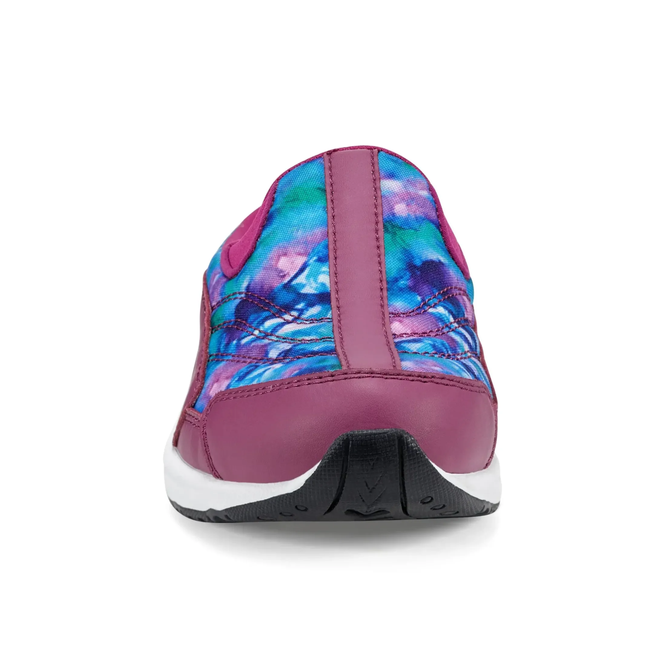 Traveltime Family|Traveltime Clogs>Easy Spirit Traveltime Clogs Fuchsia/Blue Tie Dye