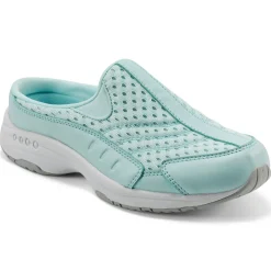 Traveltime Family|Traveltime Clogs>Easy Spirit Traveltime Clogs Blue Mesh