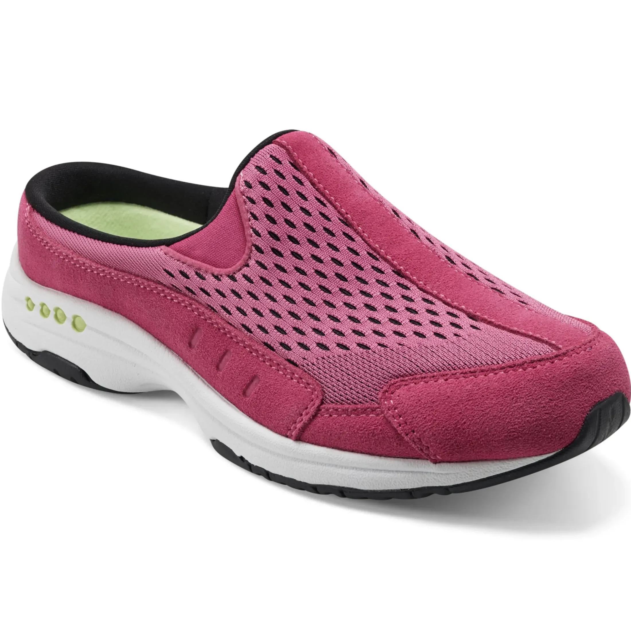Traveltime Clogs|Traveltime>Easy Spirit Traveltime Clogs Medium Pink Mesh
