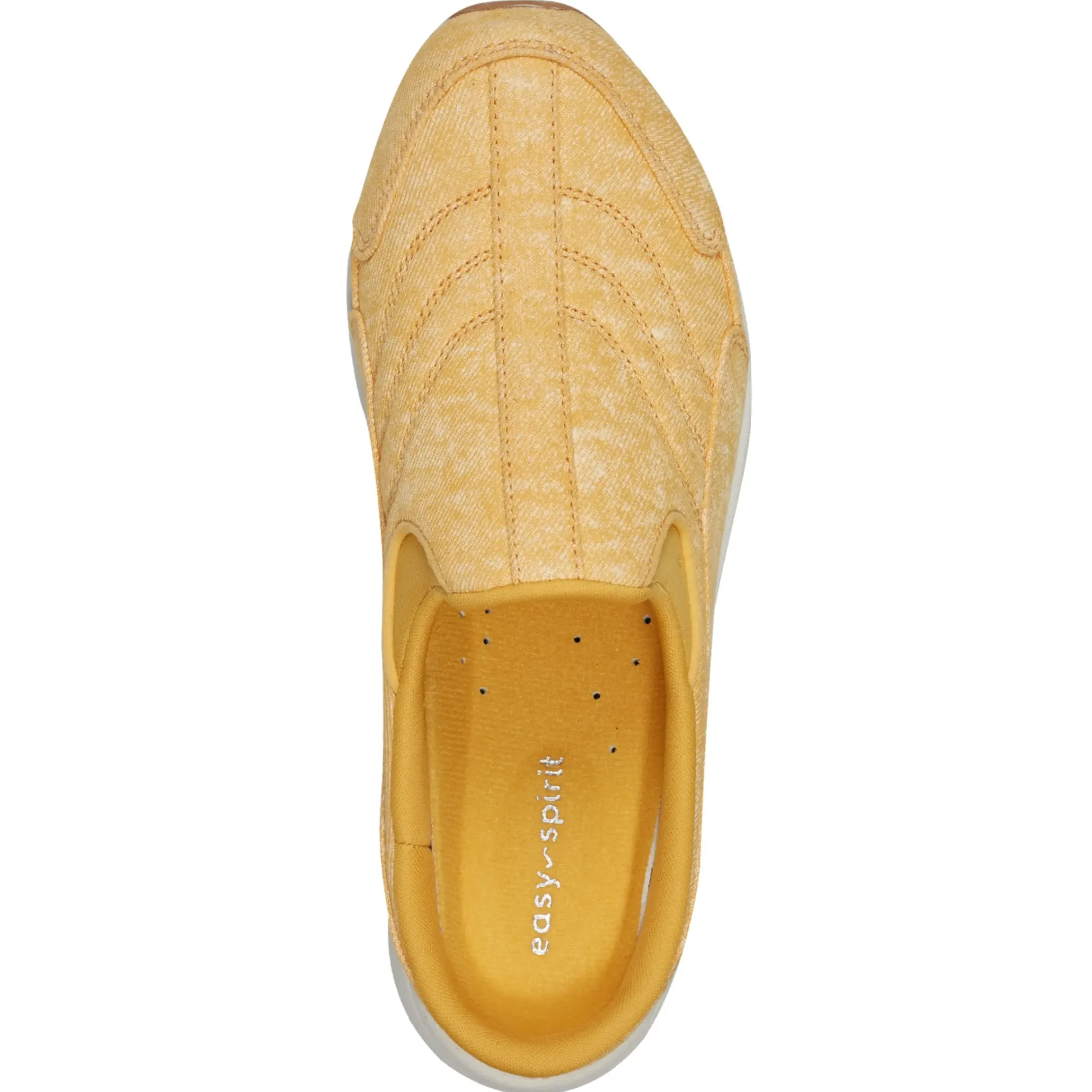 Traveltime Family|Traveltime Clogs>Easy Spirit Traveltime Clogs Yellow Denim