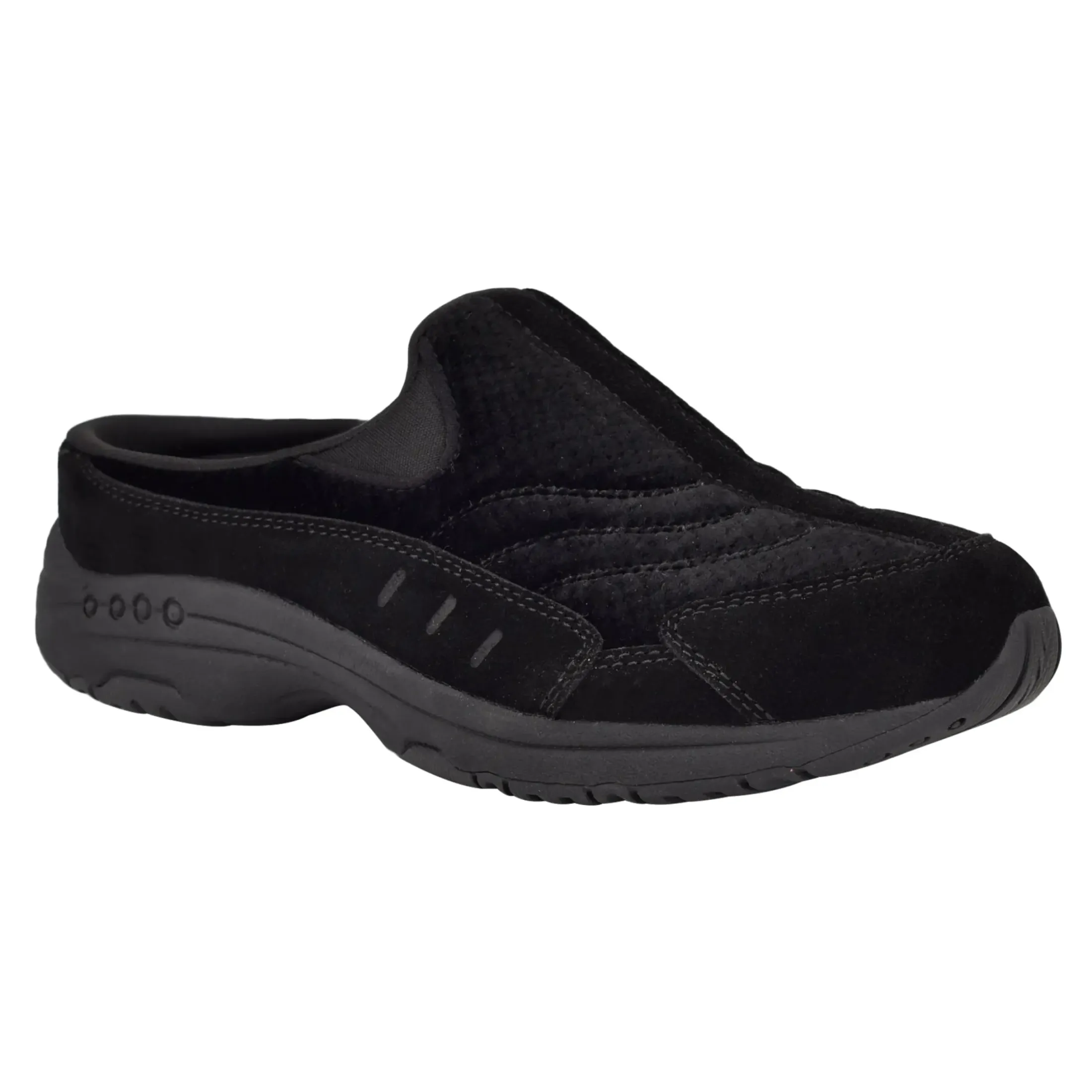 Traveltime Family|Traveltime Clogs>Easy Spirit Traveltime Clogs Black Velvet