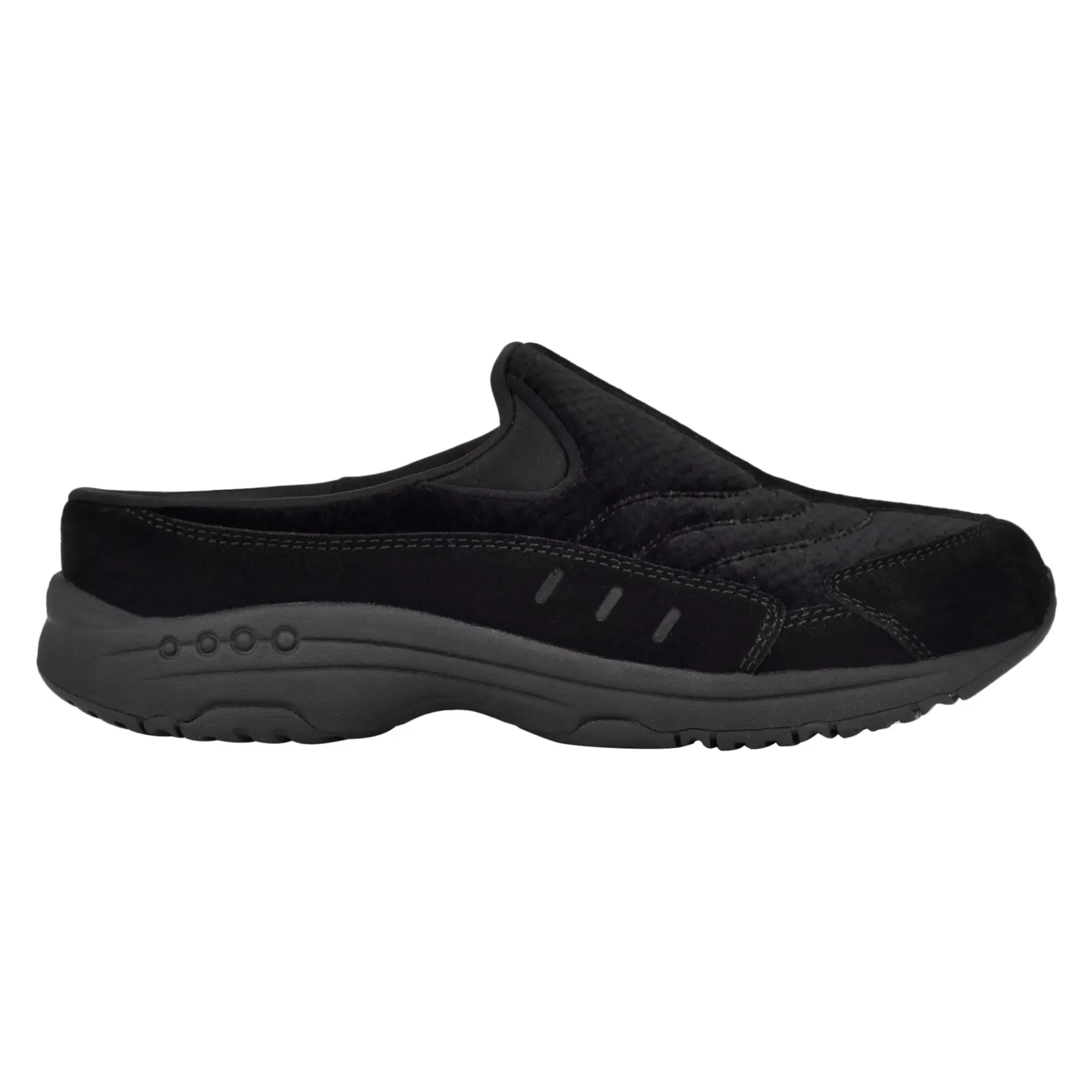 Traveltime Family|Traveltime Clogs>Easy Spirit Traveltime Clogs Black Velvet