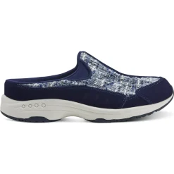 Traveltime Family|Traveltime Clogs>Easy Spirit Traveltime Clogs Blue Tweed Multi