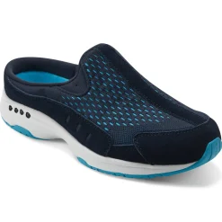 Traveltime Family|Traveltime Clogs>Easy Spirit Traveltime Clogs Blue Iris Mesh