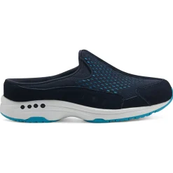 Traveltime Family|Traveltime Clogs>Easy Spirit Traveltime Clogs Blue Iris Mesh
