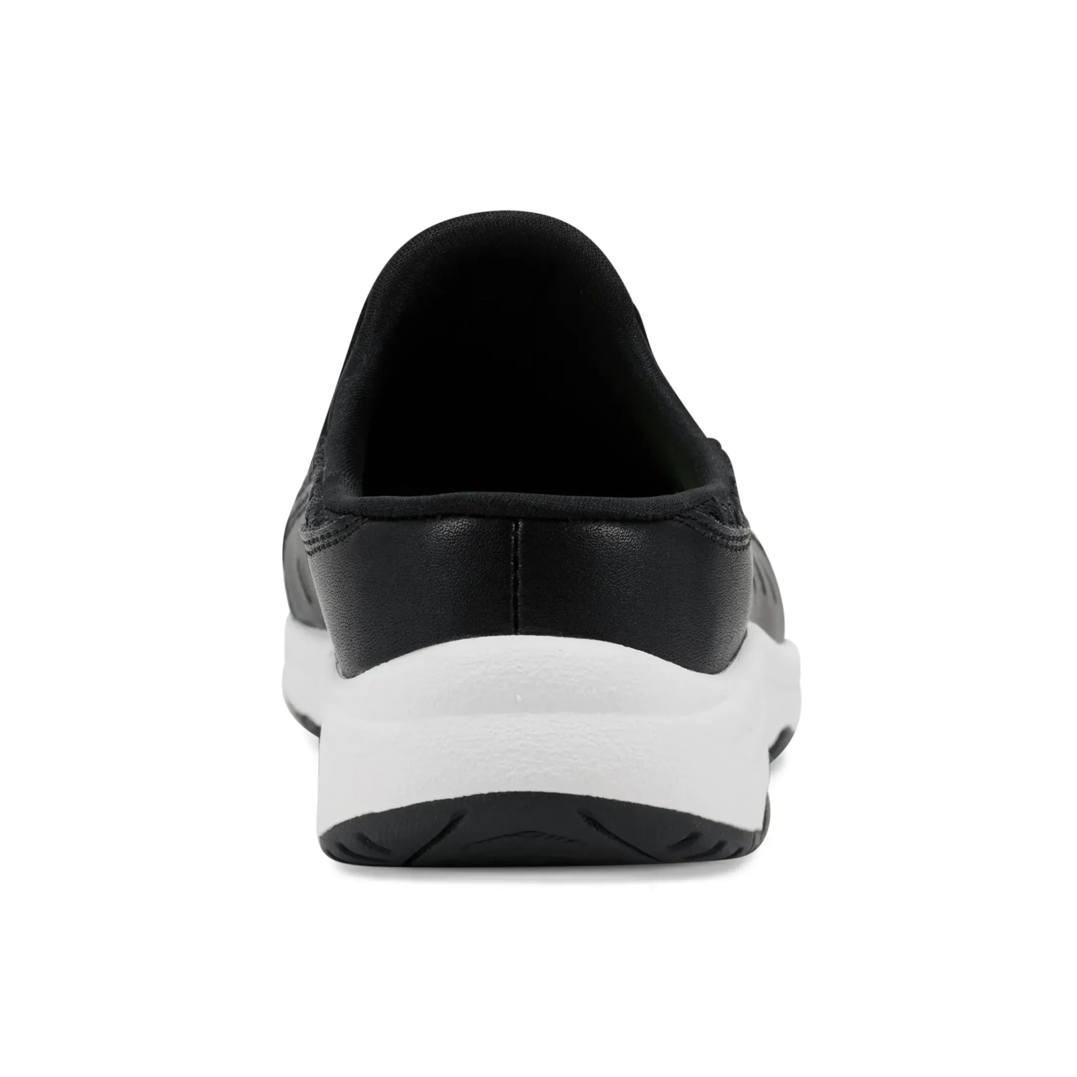 Traveltime Family|Traveltime Clogs>Easy Spirit Traveltime Clogs Black Leather Mesh