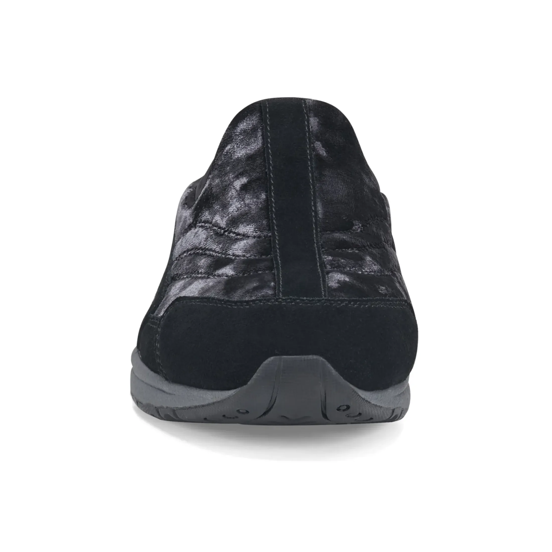 Traveltime Family|Traveltime Clogs>Easy Spirit Traveltime Clogs Black Crushed Velvet