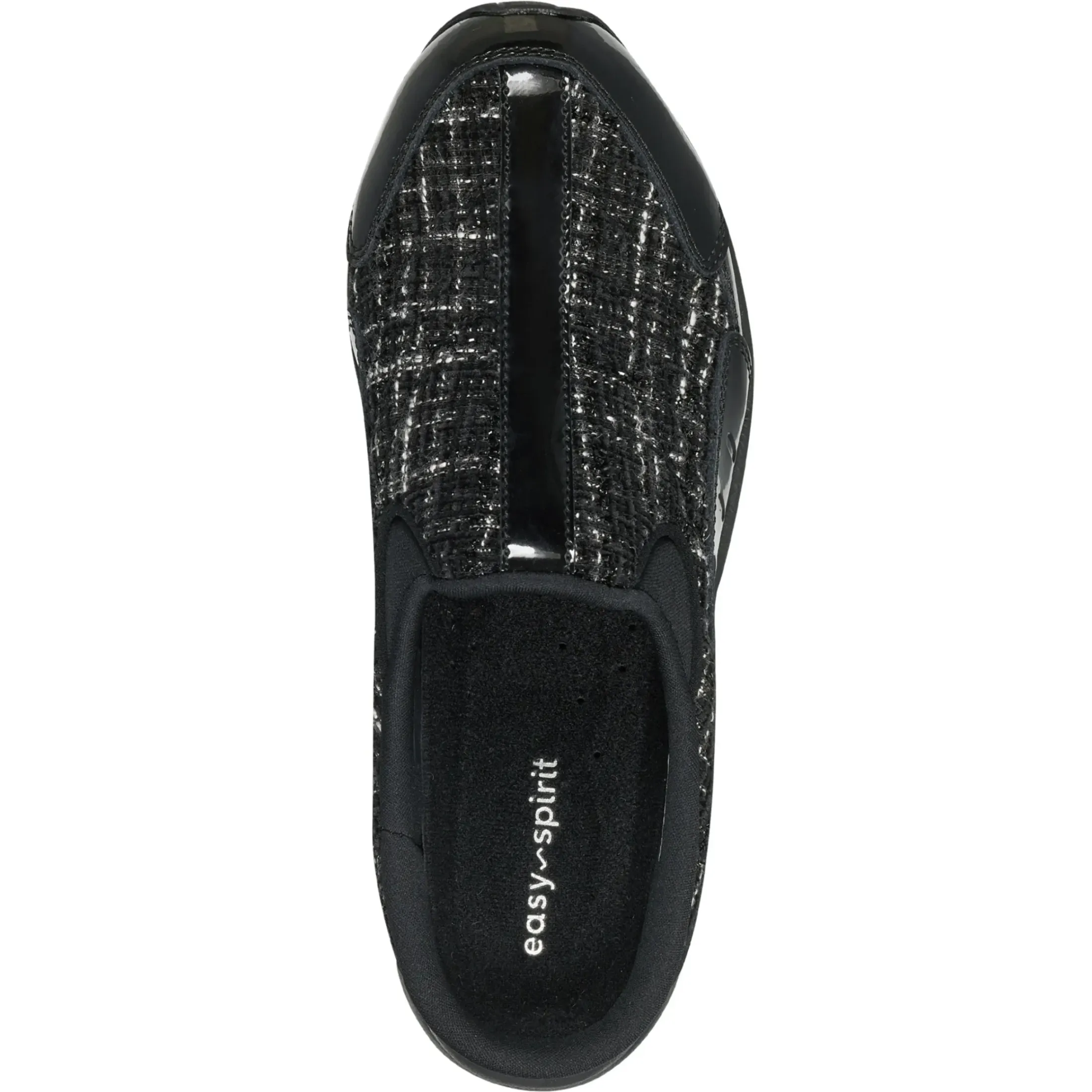 Traveltime Family|Traveltime Clogs>Easy Spirit Traveltime Clogs Black Tweed Multi