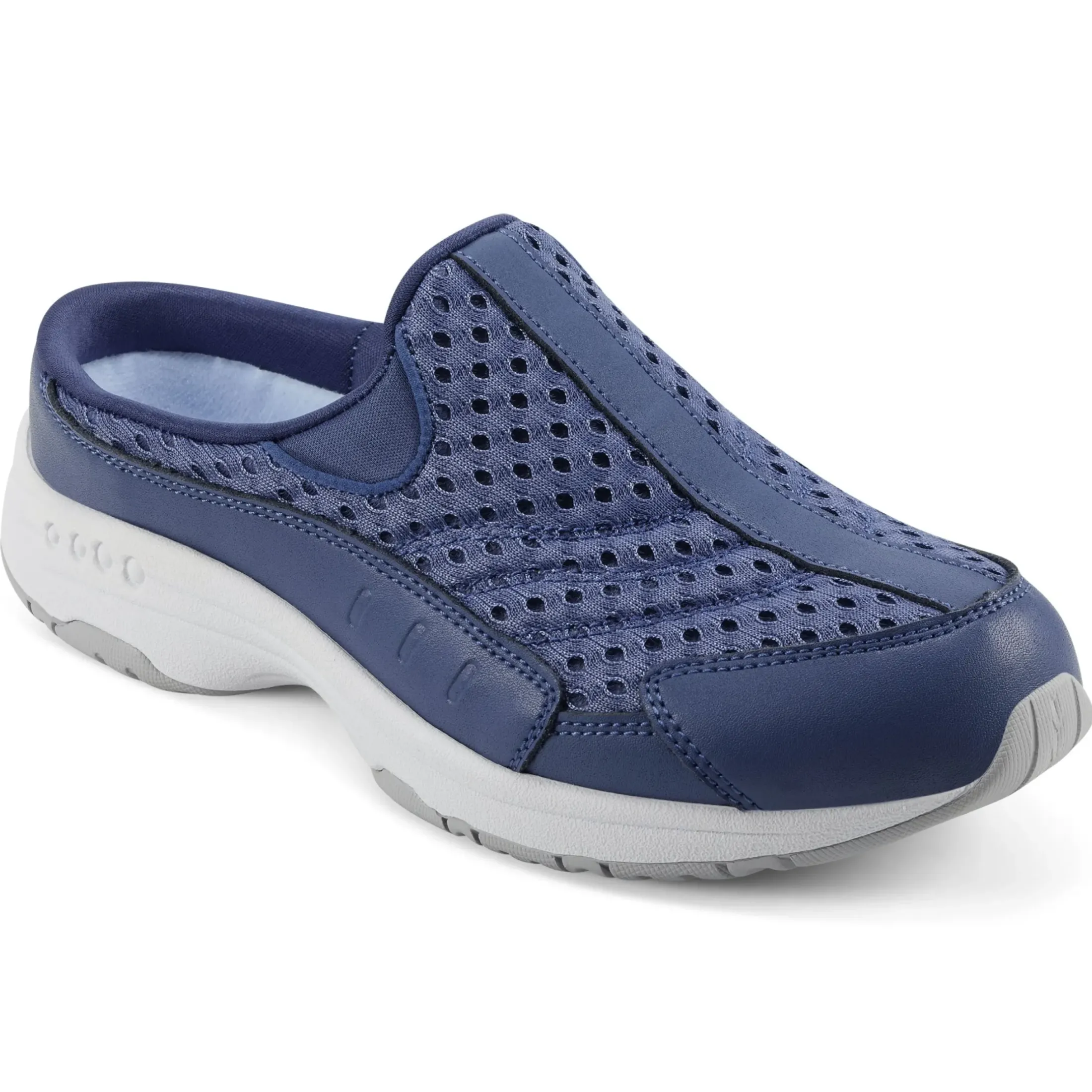 Traveltime Family|Traveltime Clogs>Easy Spirit Traveltime Clogs Blue Mesh Multi