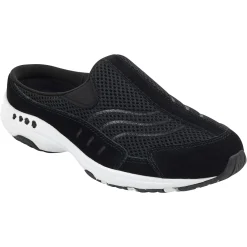 Traveltime Family|Traveltime Clogs>Easy Spirit Traveltime Clogs Black Suede
