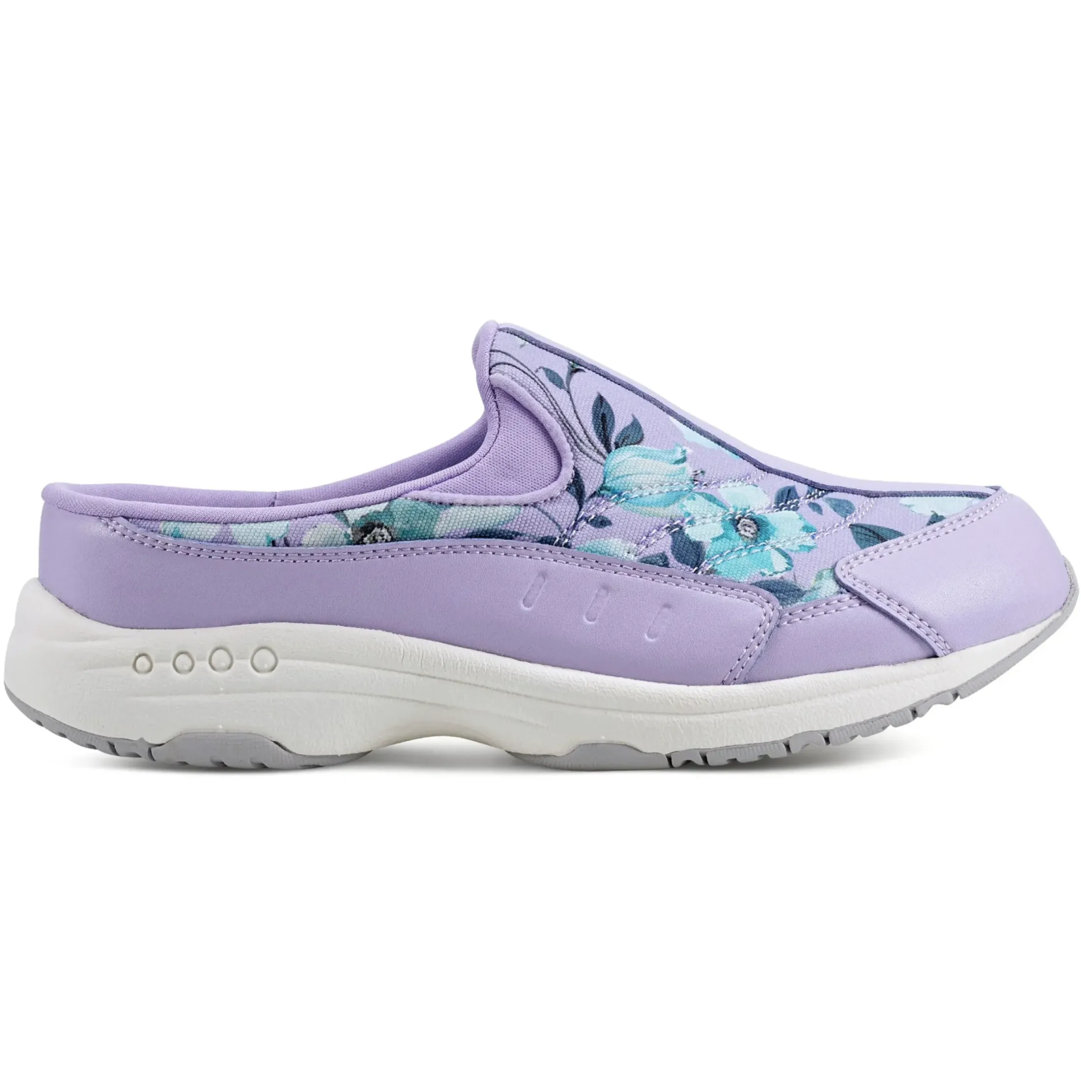 Traveltime Family|Traveltime Clogs>Easy Spirit Traveltime Clogs Lilac Multi Floral