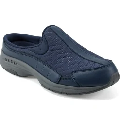 Traveltime Family|Traveltime Clogs>Easy Spirit Traveltime Clogs Navy Nylon