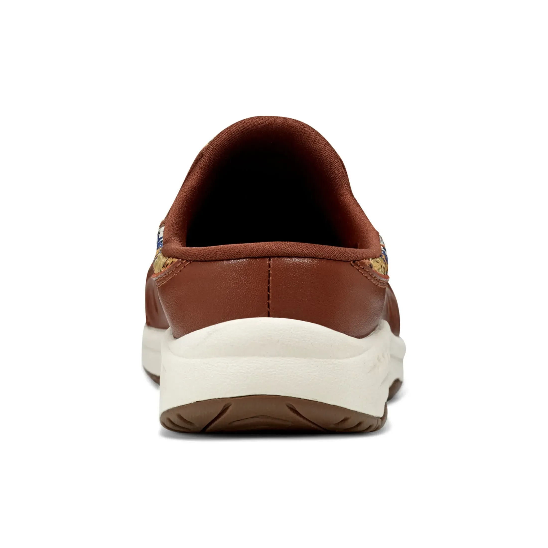 Traveltime Family|Traveltime Clogs>Easy Spirit Traveltime Clogs Brown Raffia Multi