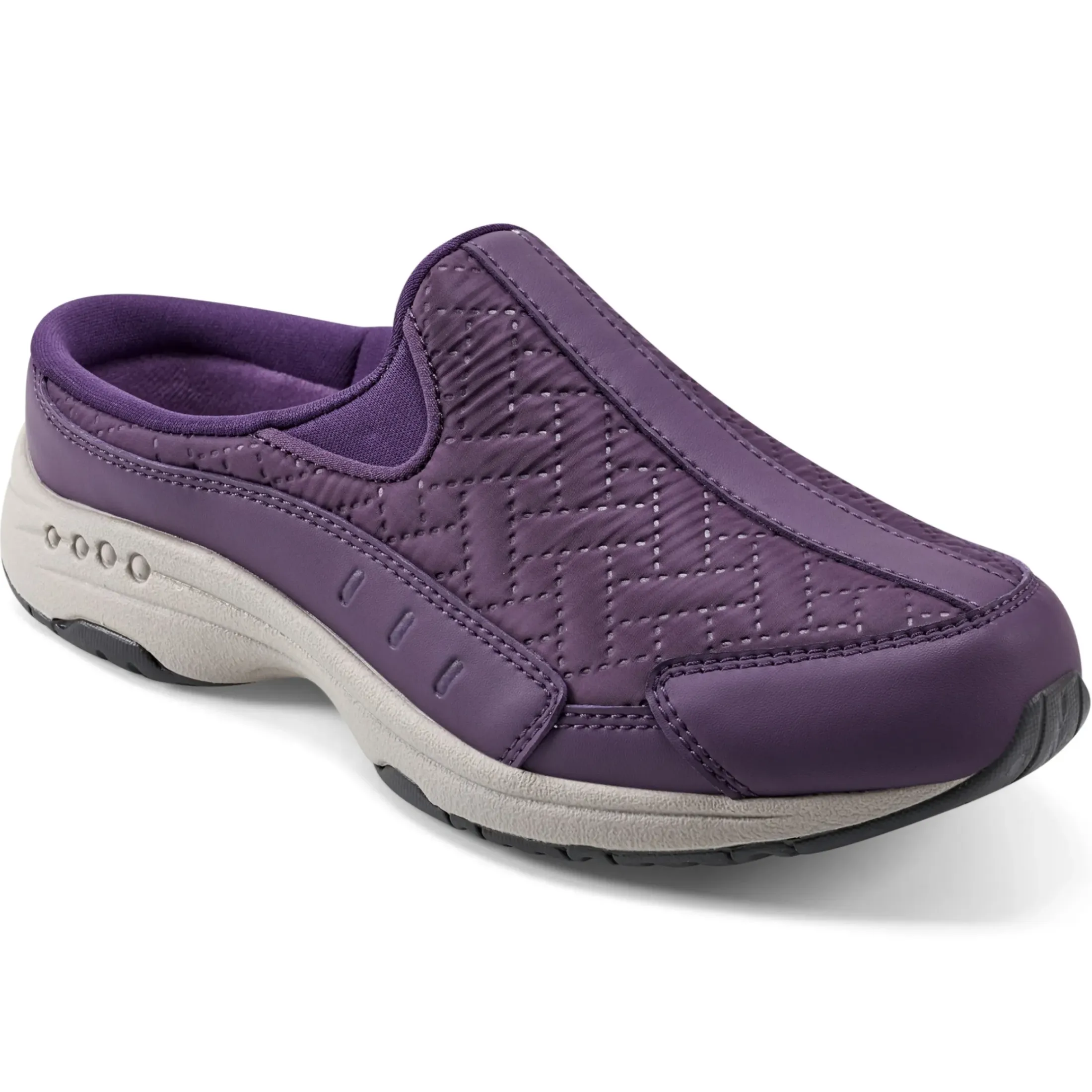 Traveltime Family|Traveltime Clogs>Easy Spirit Traveltime Clogs Purple Nylon