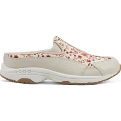 Traveltime Family|Traveltime Clogs>Easy Spirit Traveltime Clogs Natural Prairie Floral