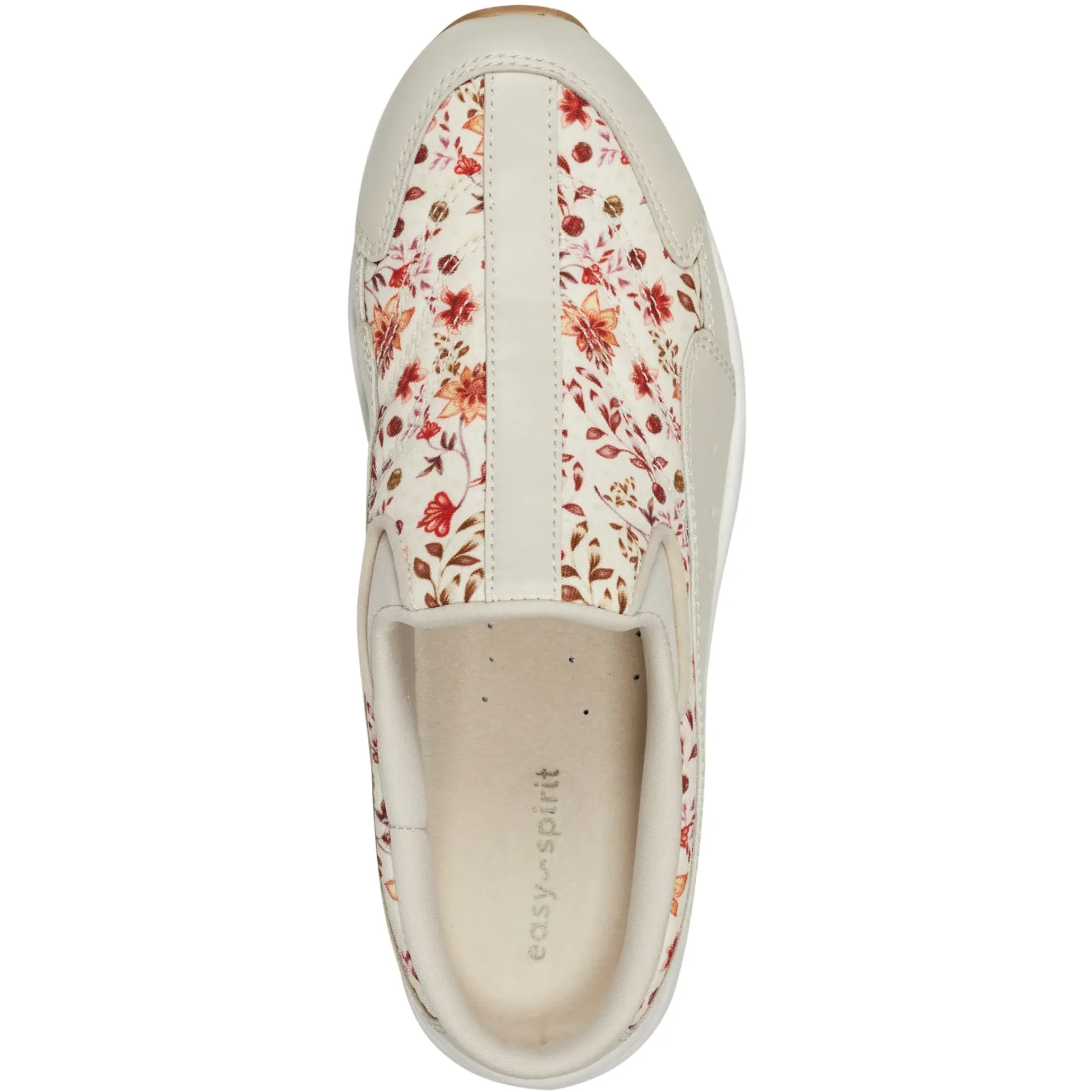 Traveltime Family|Traveltime Clogs>Easy Spirit Traveltime Clogs Natural Prairie Floral