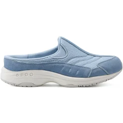 Traveltime Family|Traveltime Clogs>Easy Spirit Traveltime Clogs Light Celestial Blue Mesh