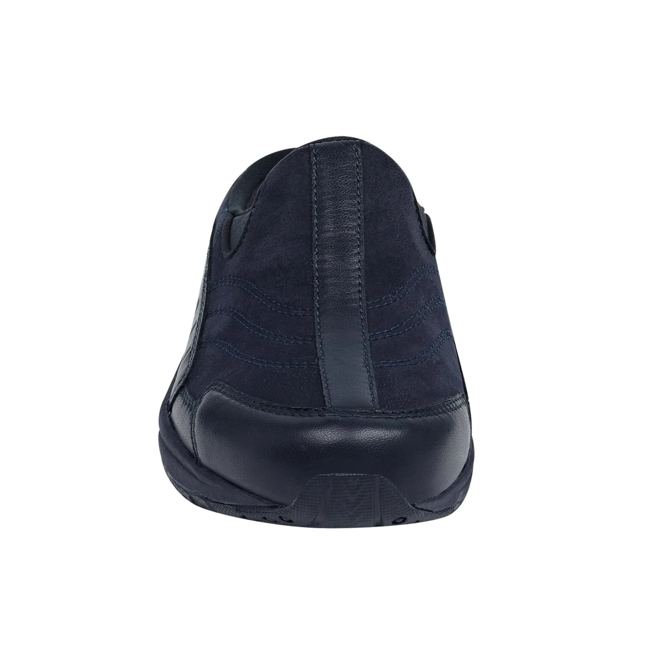 Traveltime Family|Traveltime Clogs>Easy Spirit Traveltime Leather Clogs Navy Leather