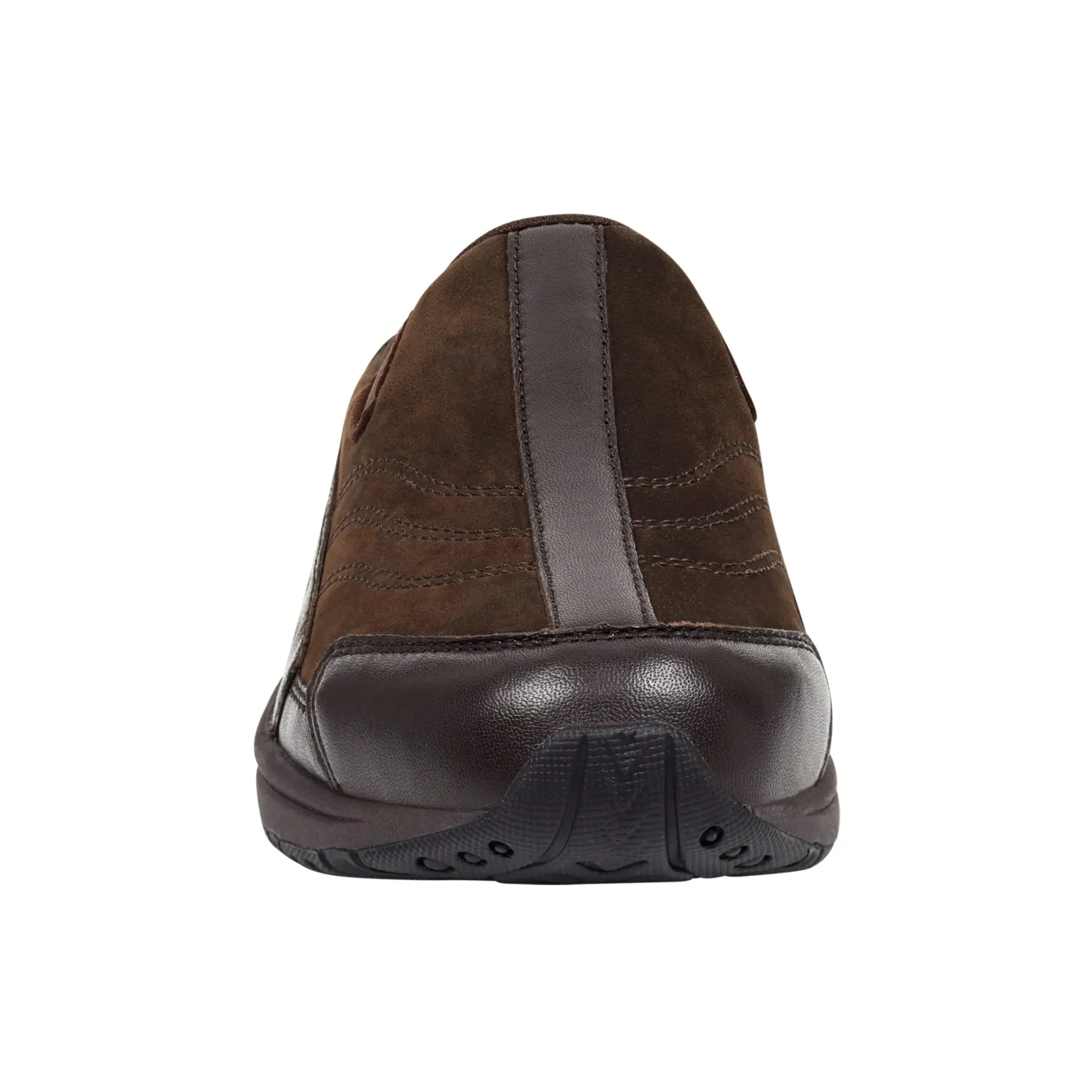 Traveltime Family|Traveltime Clogs>Easy Spirit Traveltime Leather Clogs Chocolate Leather