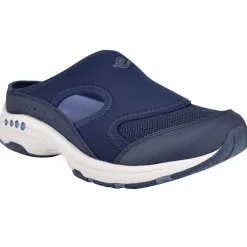 Traveltime Family|Slip Ons>Easy Spirit Traver Walking Mules Navy